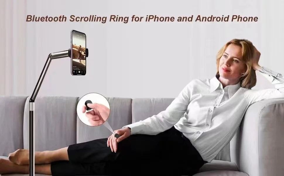 TikTok Scrollring Roller — Bluetooth Pagina-omslaan & Camera Shutter