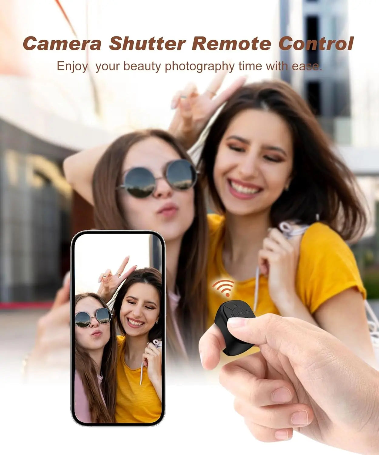 TikTok Scrolling Ring Roller – Bluetooth voor iPhone & iPad