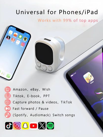 Mouse Ring Remote Control met Touchpad — Slimme Scrollring