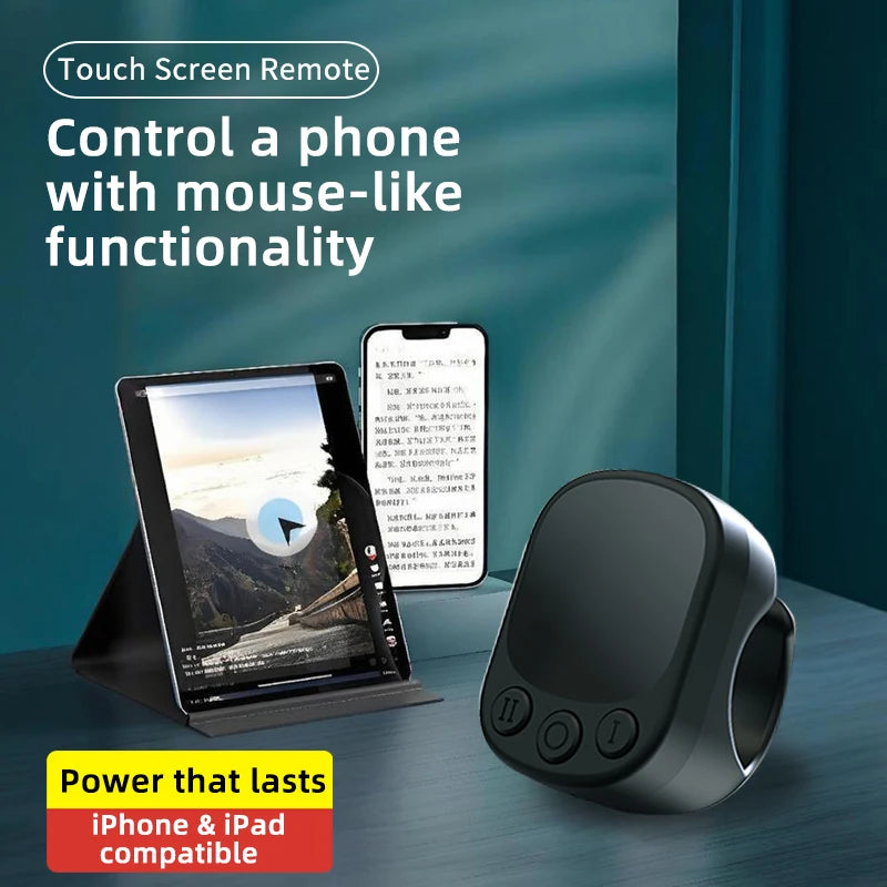 TikTok Scrollring Remote Control met Touchpad & Camera Shutter
