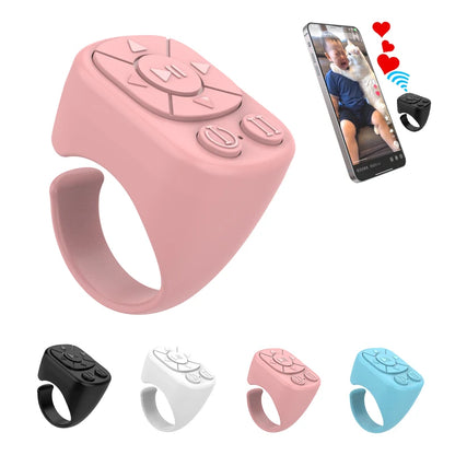 TikTok Scrollring Roller — Bluetooth Pagina-omslaan & Camera Shutter