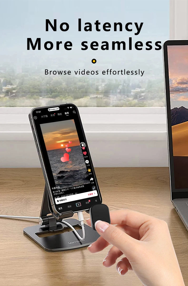 TikTok Scrollring Remote Control met Touchpad & Camera Shutter